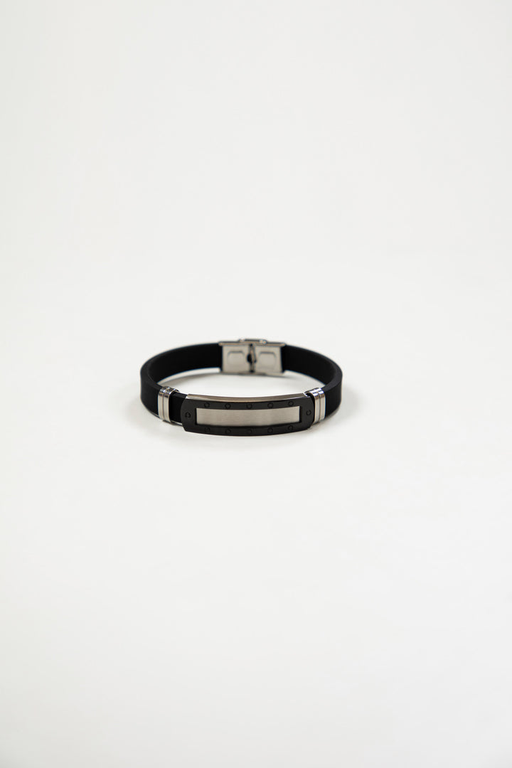 Metal Leather Bracelet
