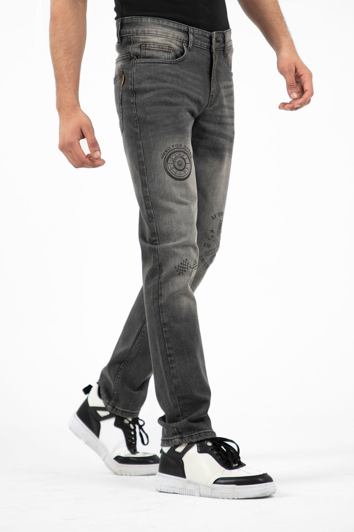 Printed Slim Grey