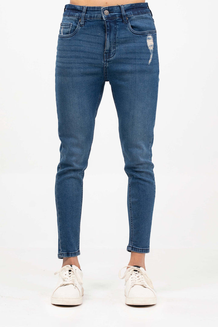 Cropped Tapered Jeans