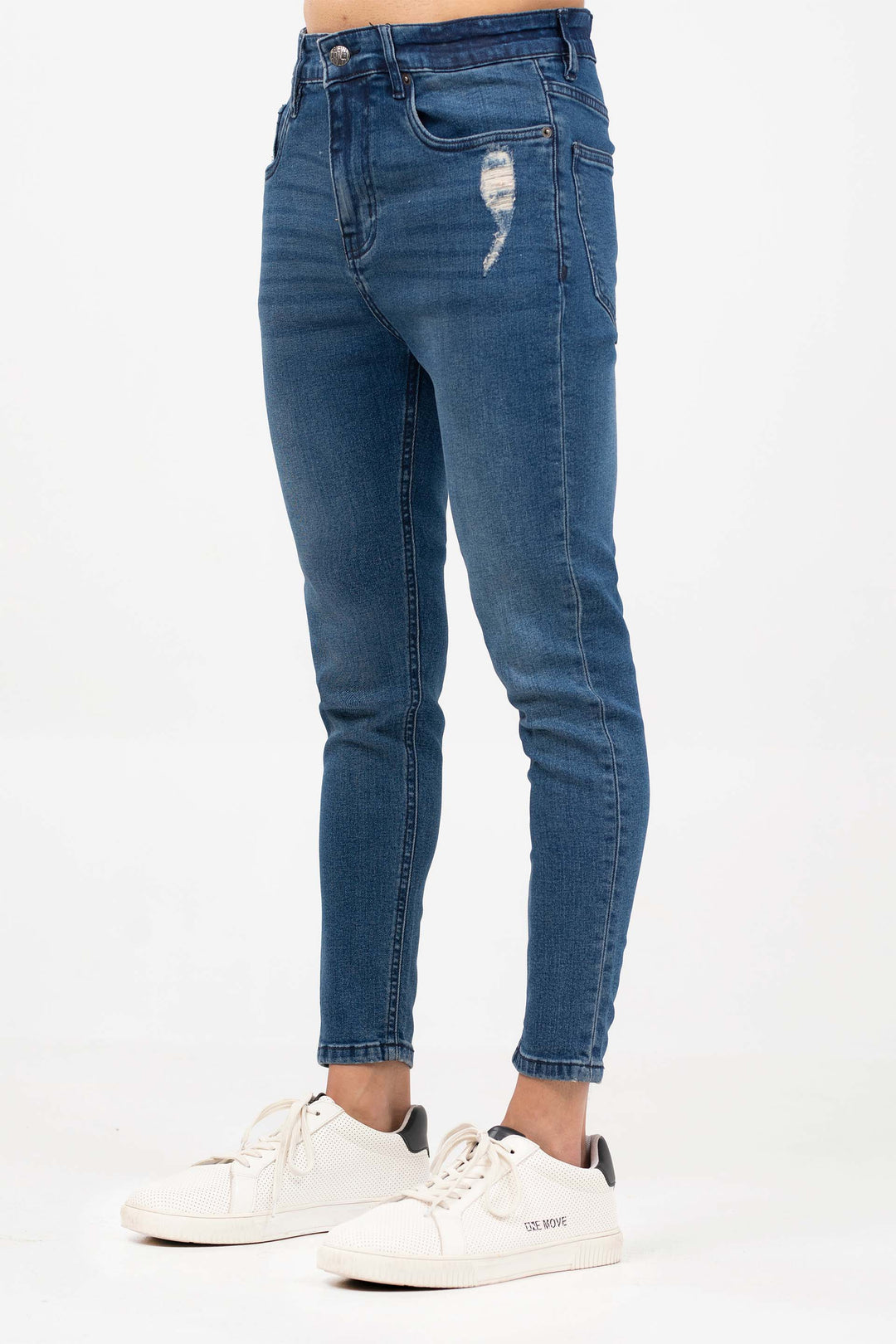 Cropped Tapered Jeans