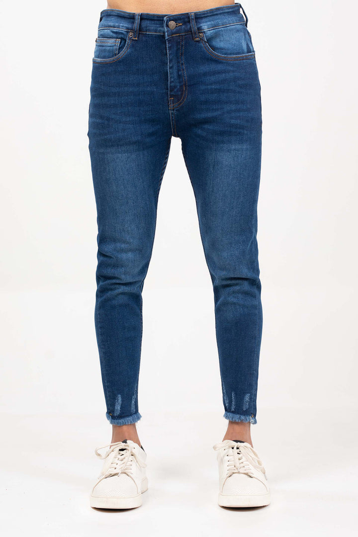 Cropped Tapered Jeans