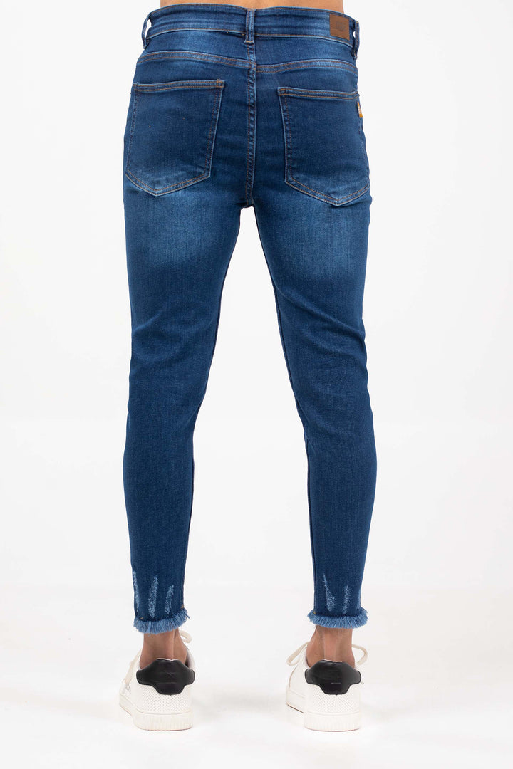 Cropped Tapered Jeans