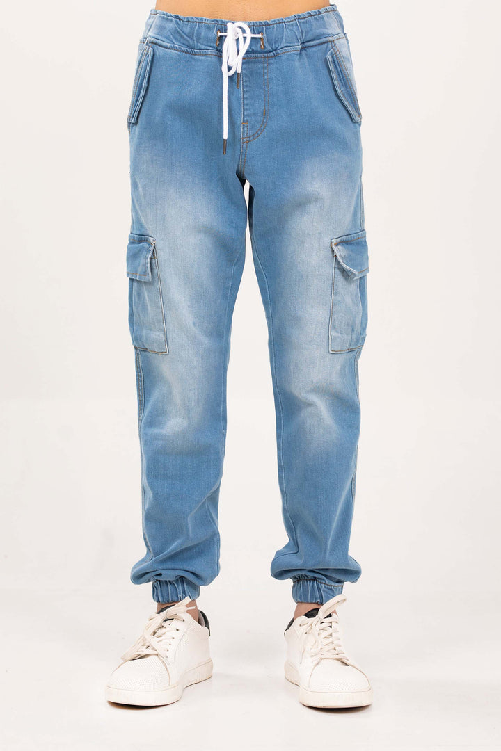 Washed Jogger Jeans