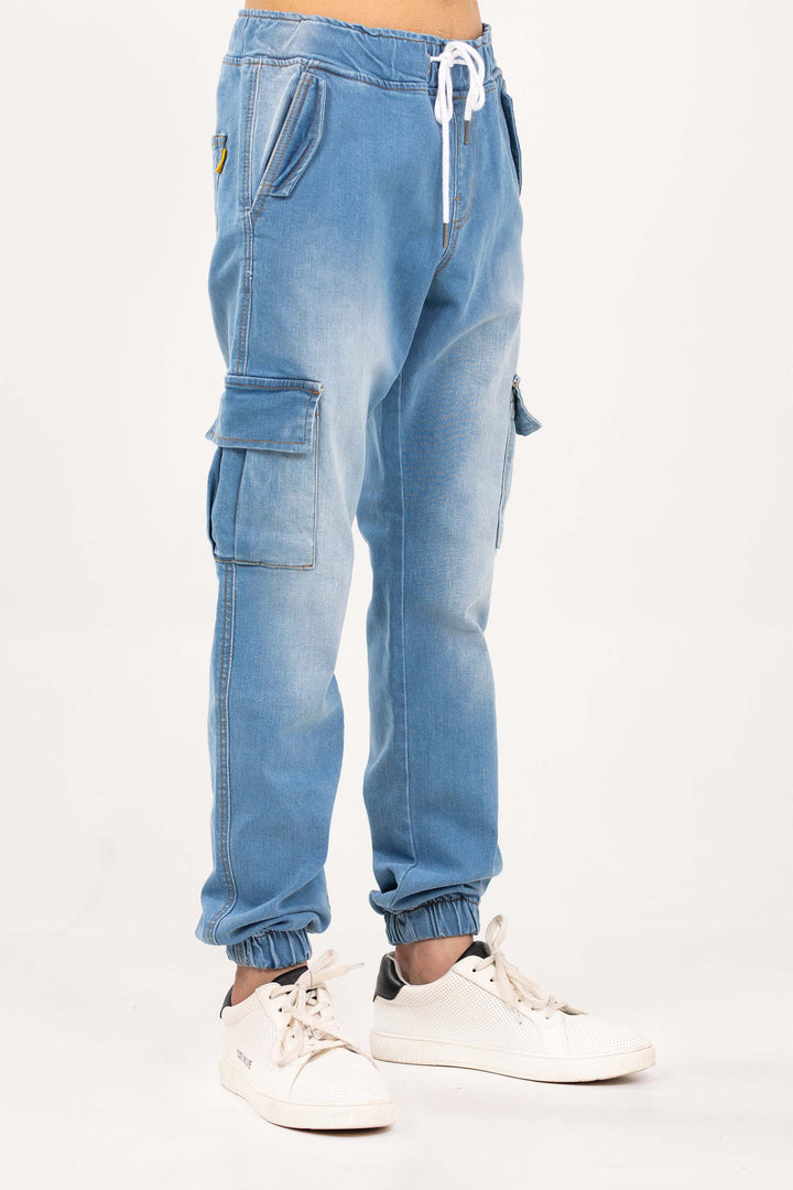Washed Jogger Jeans