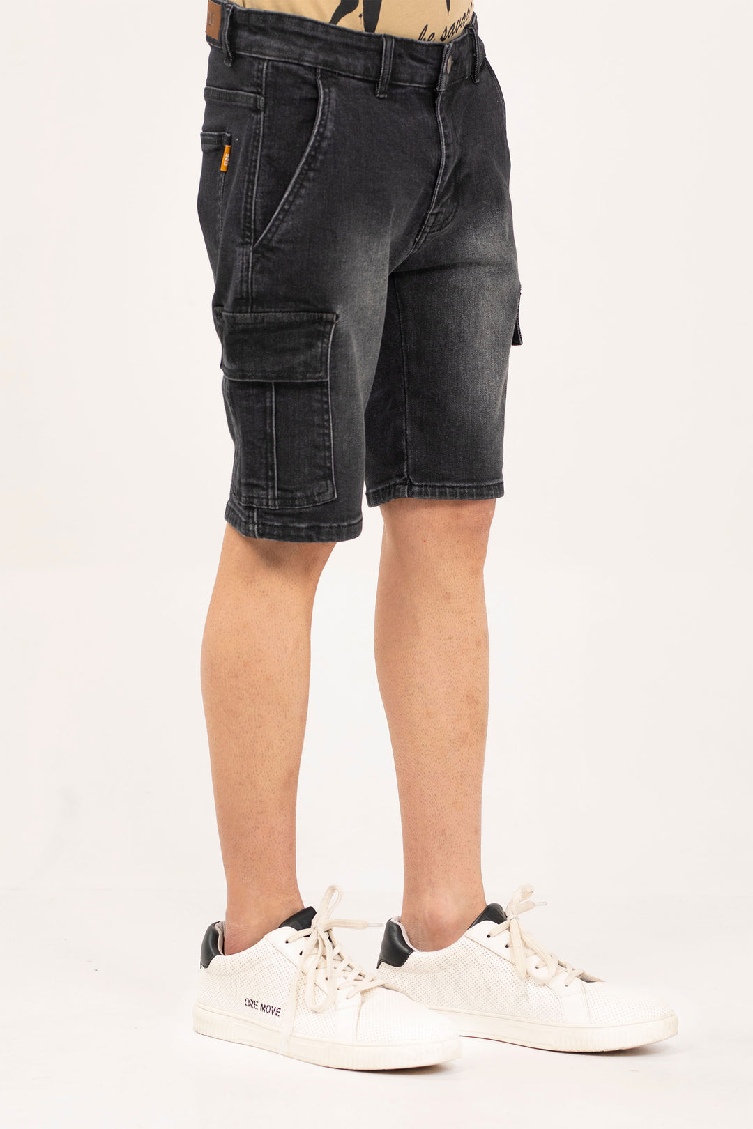 Cargo Denim Shorts