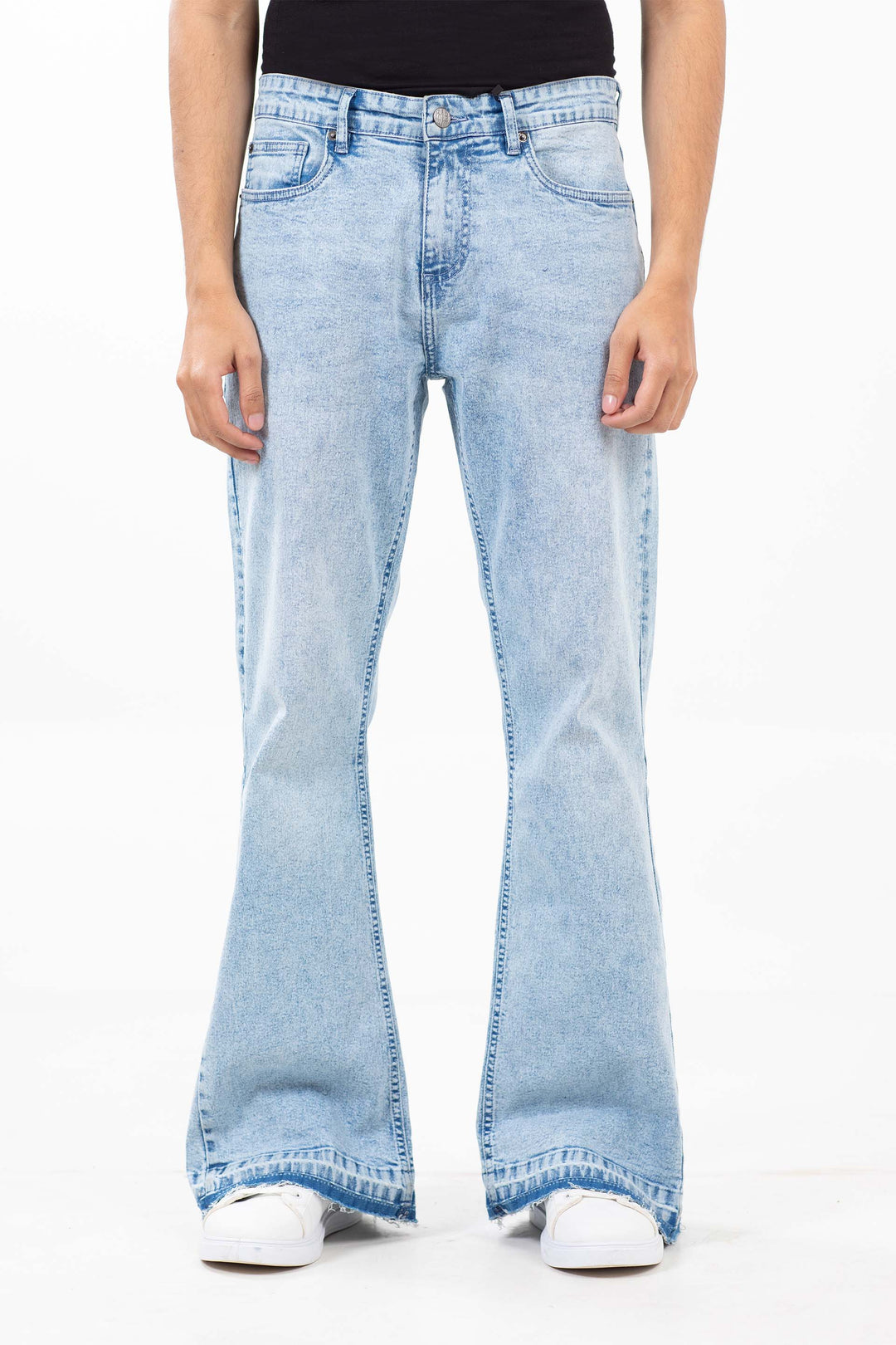 Washed Flared Jeans
