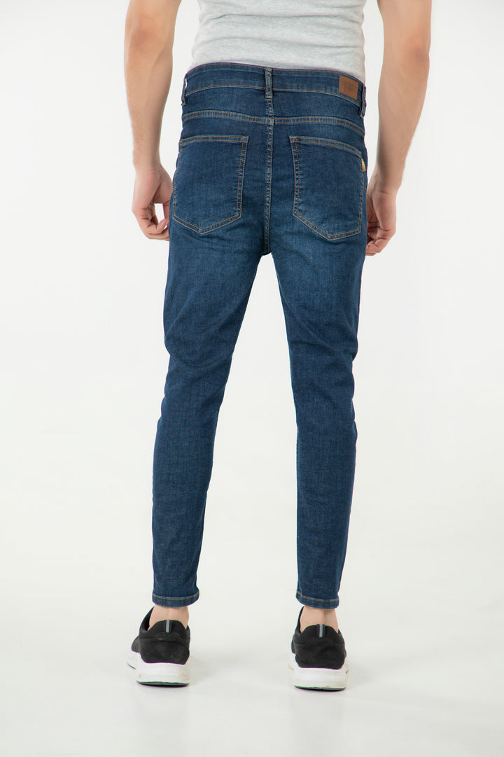 Washed Tapered Jeans