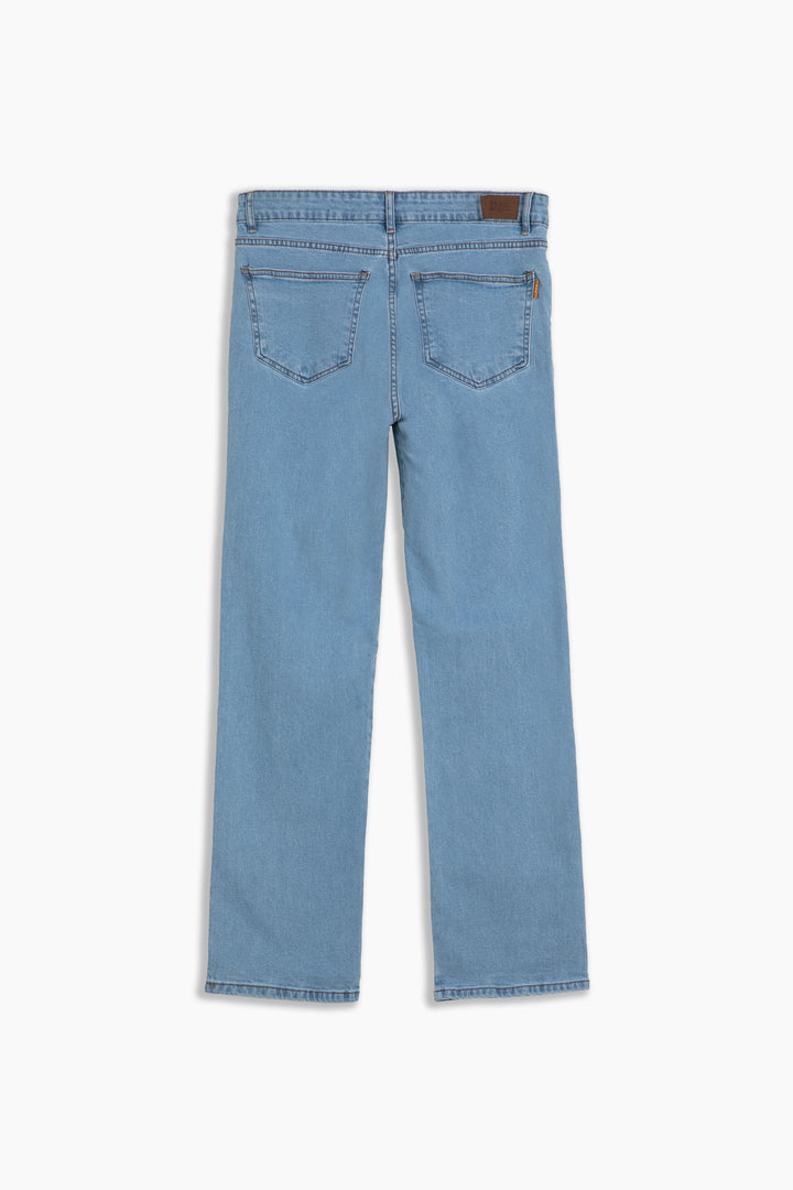 Washed Straight Jeans