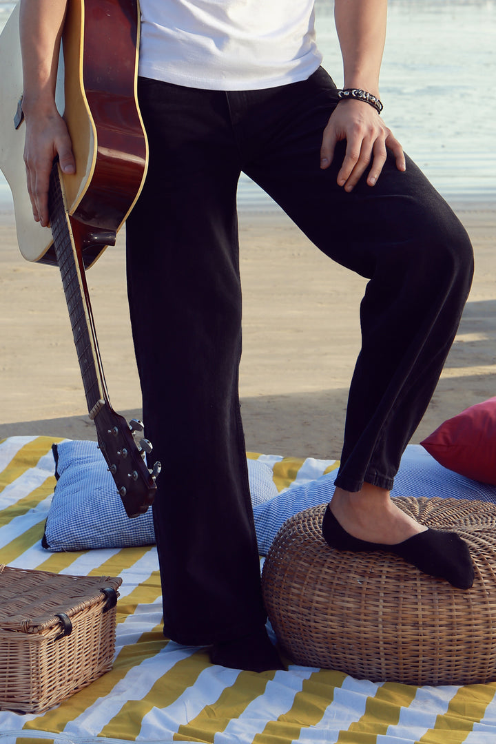 Washed Wide Leg Jeans