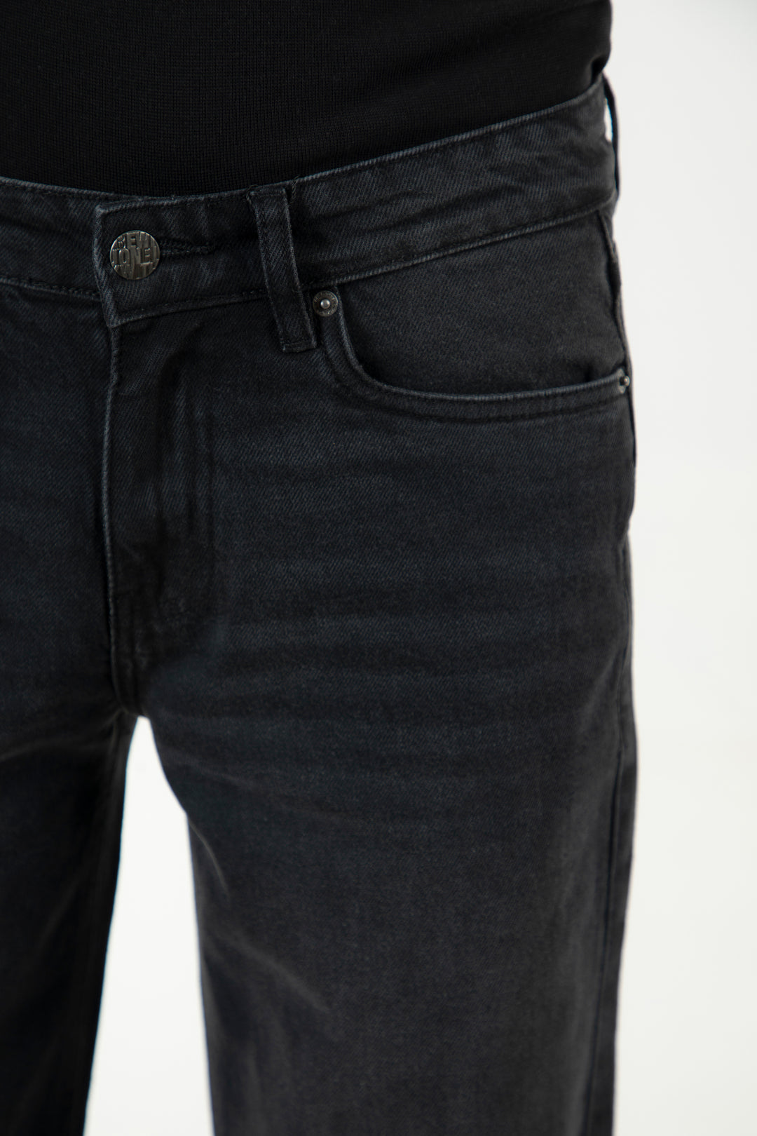 Washed Wide Leg Jeans