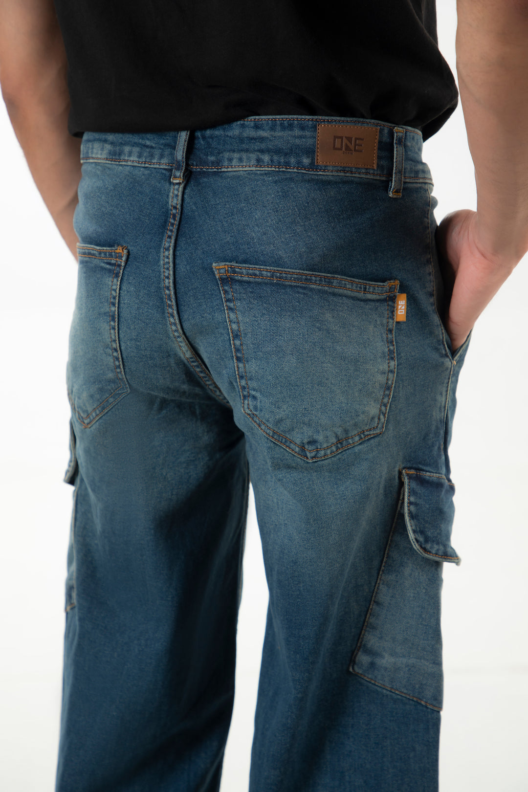 Washed Wide Leg Jeans