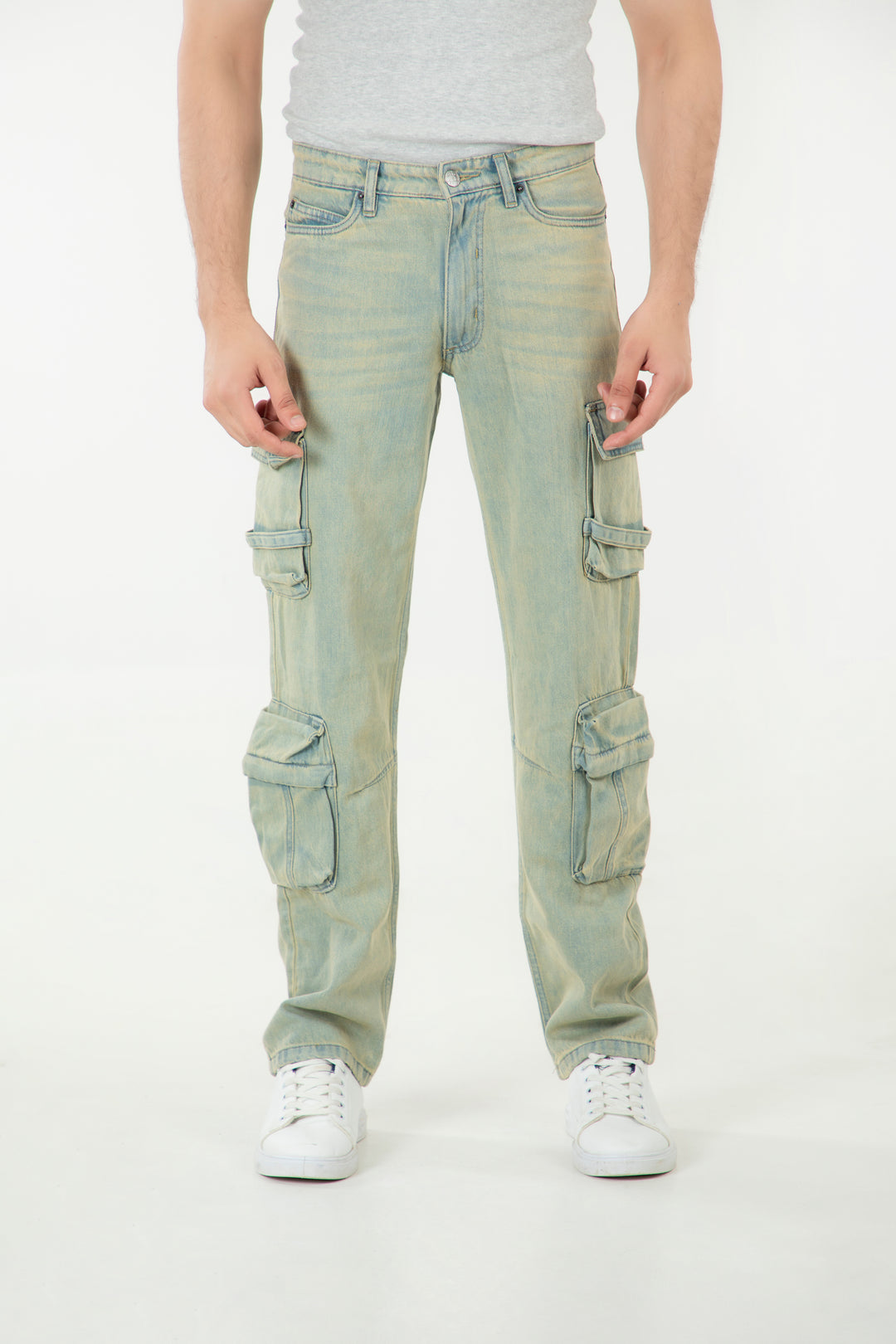 Straight Cargo Jeans