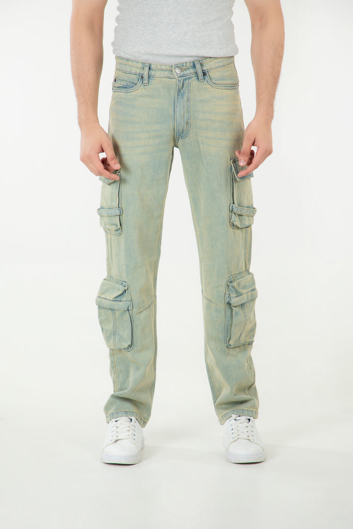 Straight Cargo Jeans