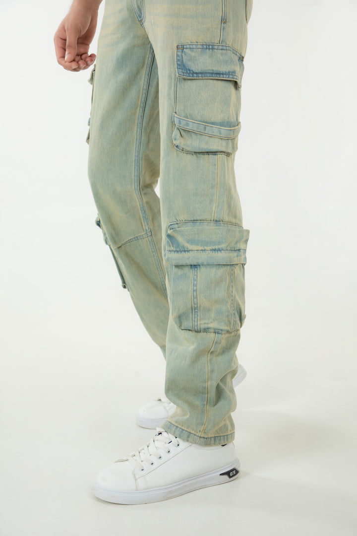 Straight Cargo Jeans