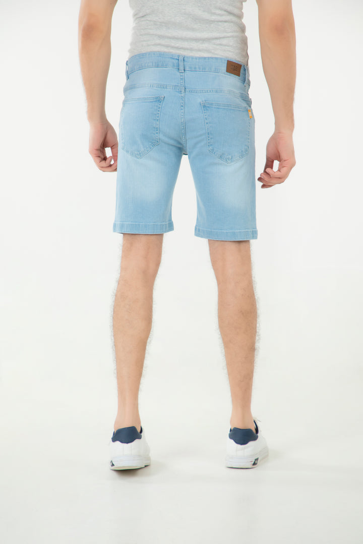Slim Denim Shorts