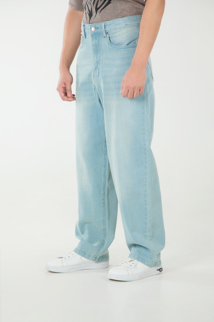 Washed Baggy Jeans