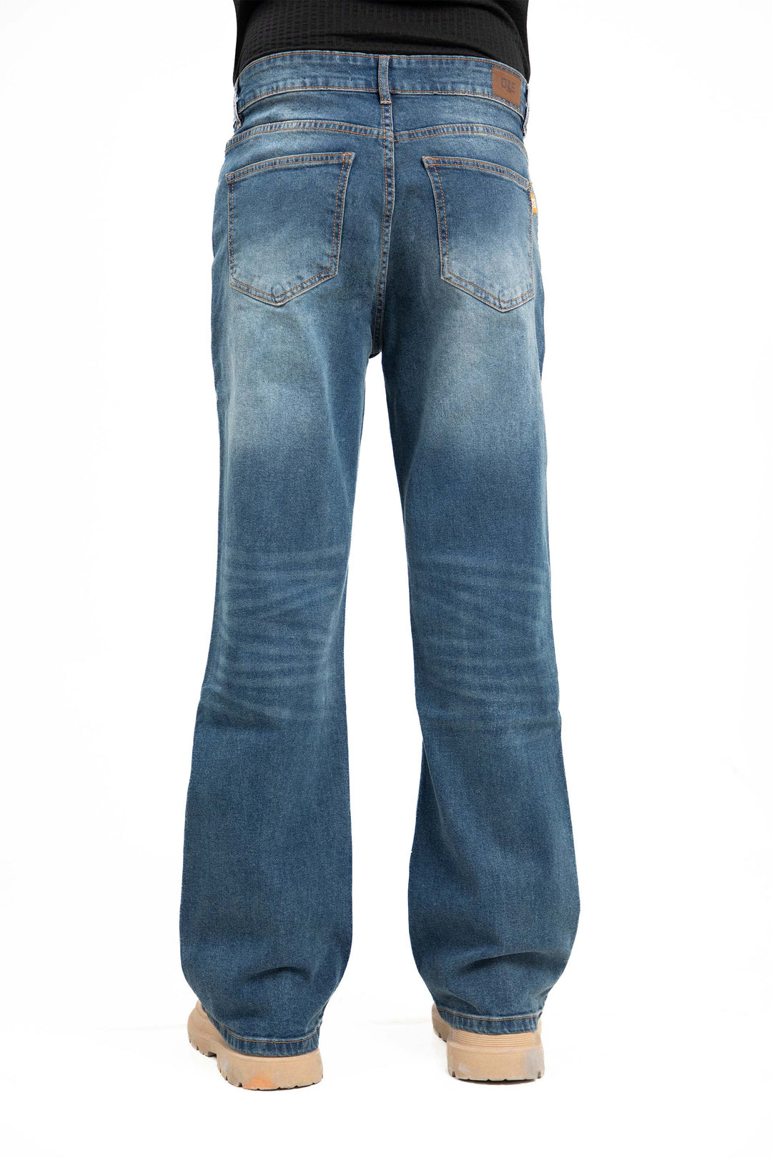 Washed Flare Jeans