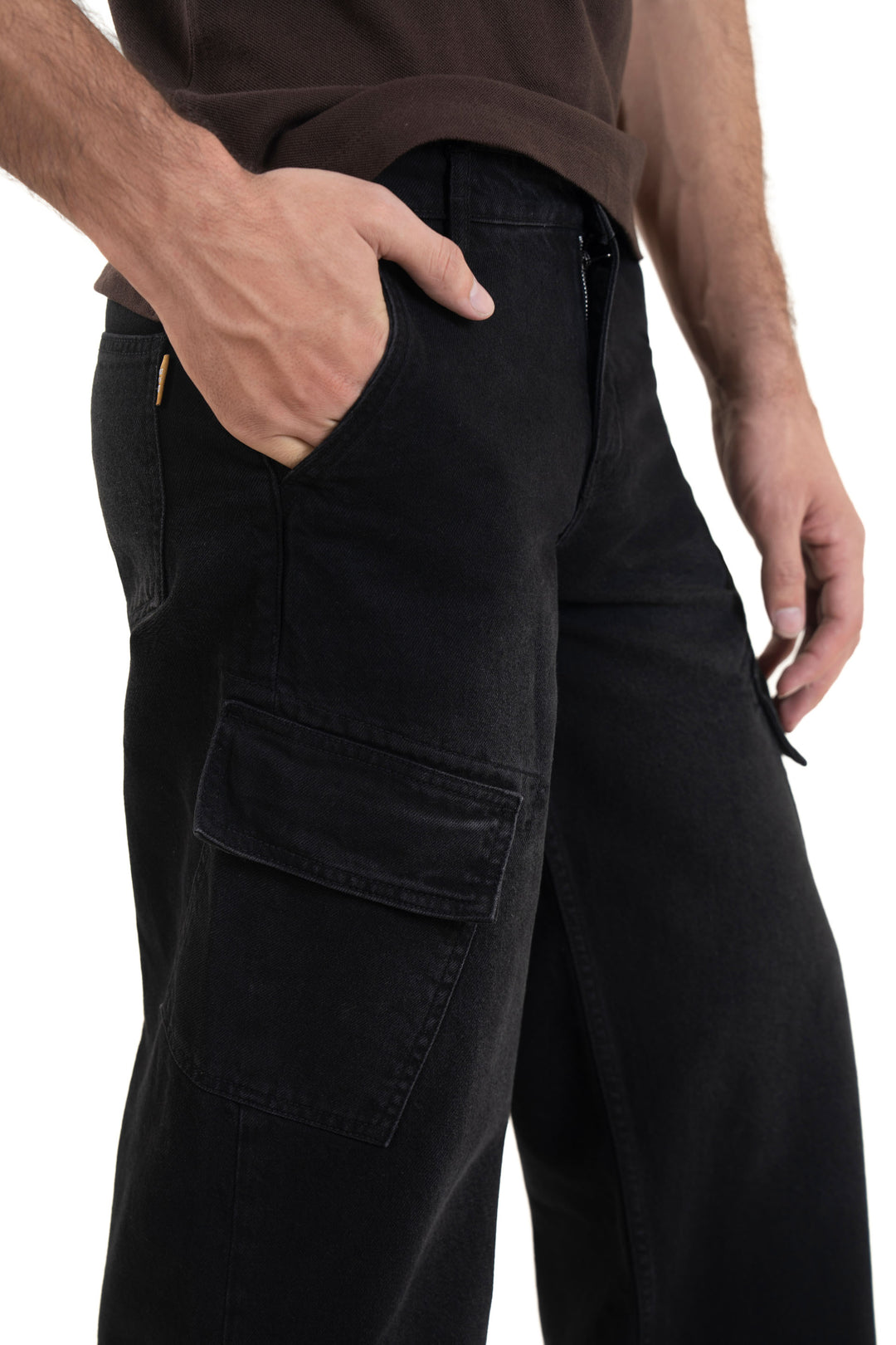Wide Leg Cargo Jeans