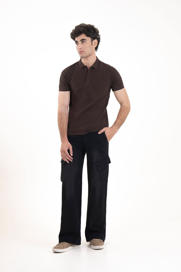 Wide Leg Cargo Jeans