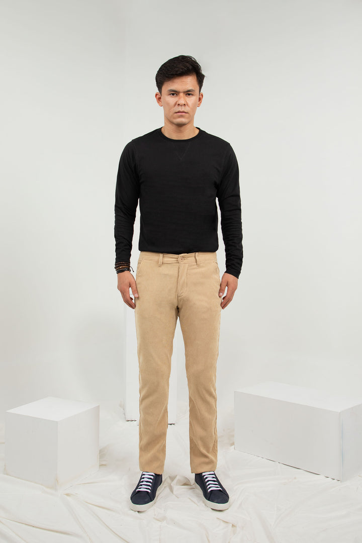 Corduroy Chinos Khaki