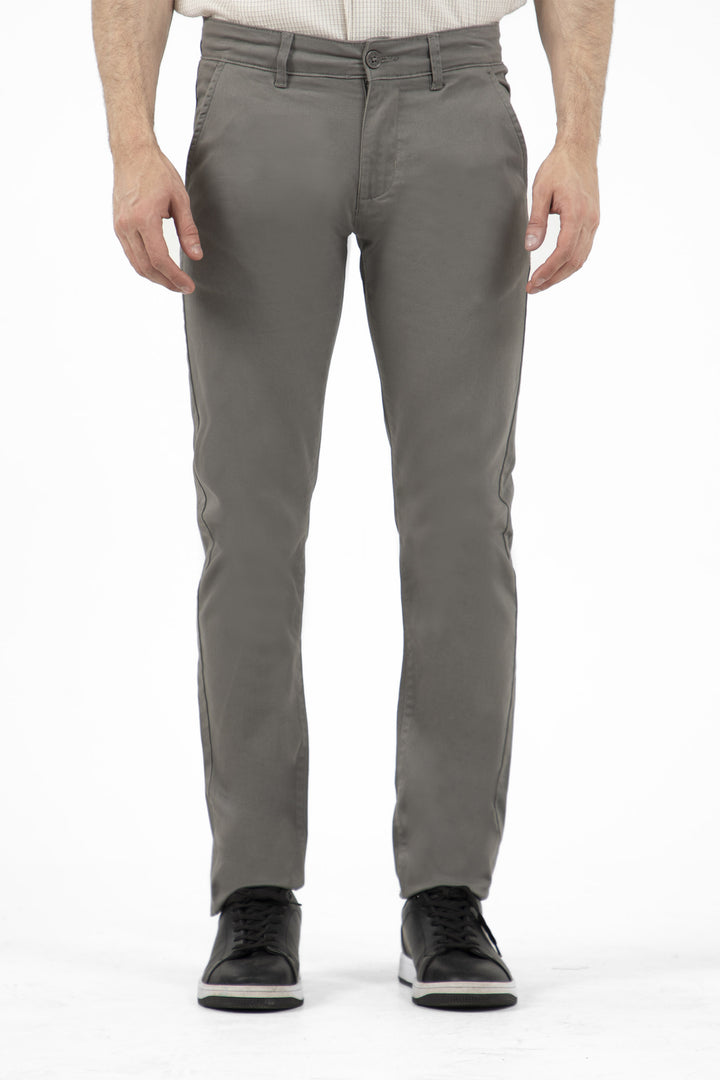 Basic Slim Chinos Grey