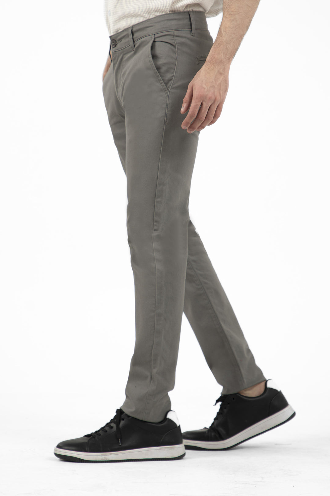 Basic Slim Chinos Grey