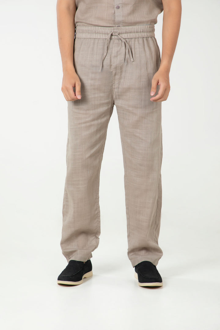 Relax Textured Trousers