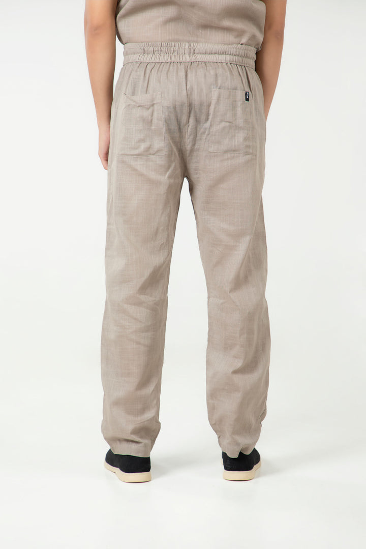 Relax Textured Trousers