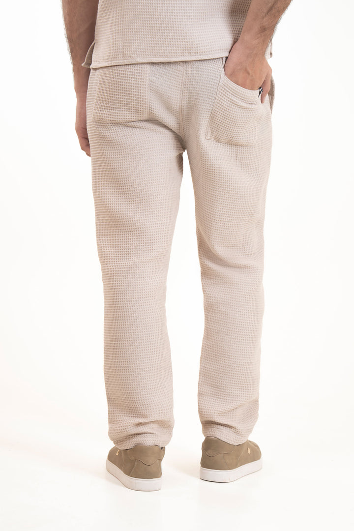 Relaxed Waffle Trousers