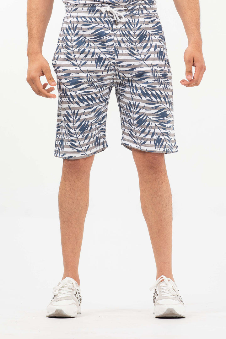 Mens Floral Embroidered Oversized Co-Ords Short Sleeve