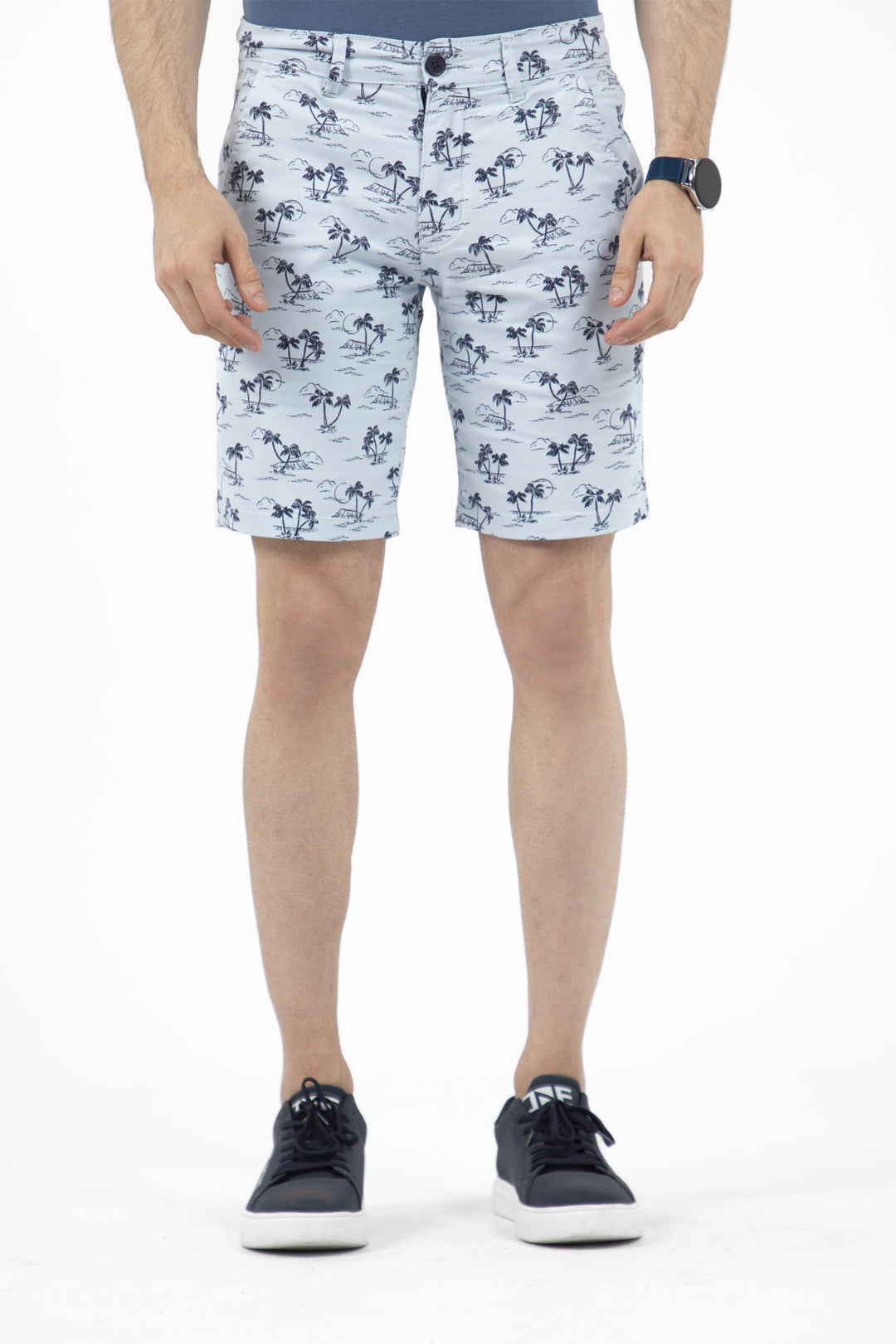 Printed Shorts Blue