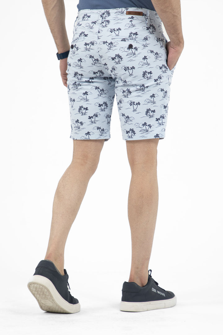 Printed Shorts Blue