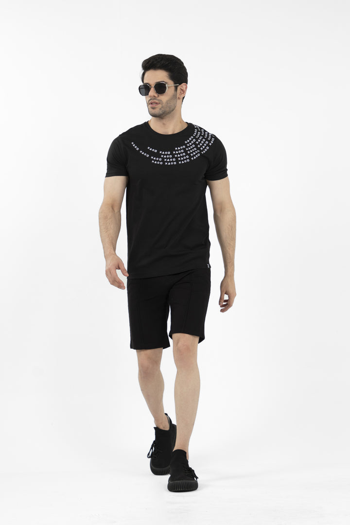 Pleated Shorts Black