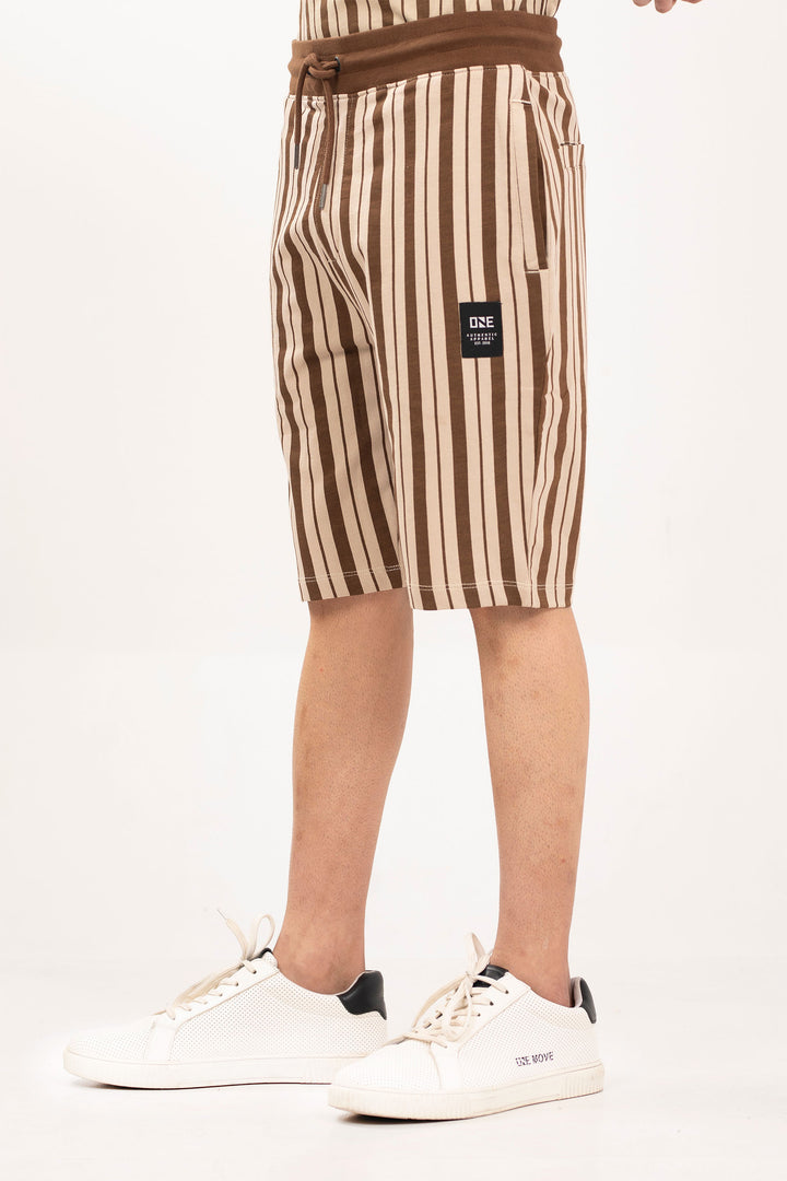 Stripe Sports Shorts