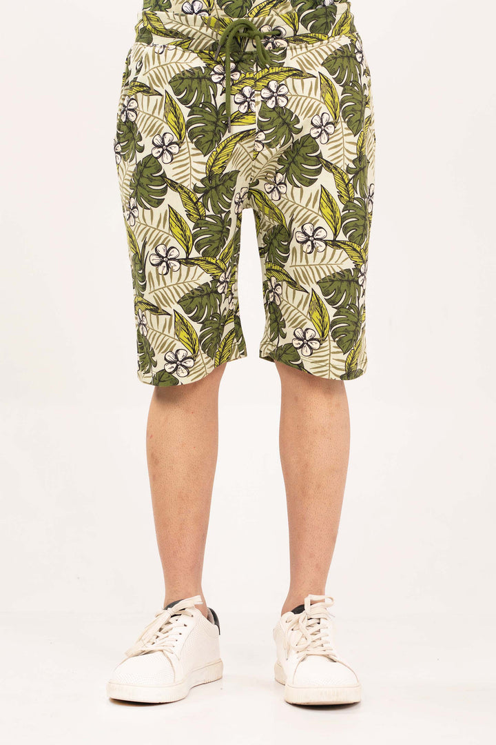 Tropical Printed Shorts