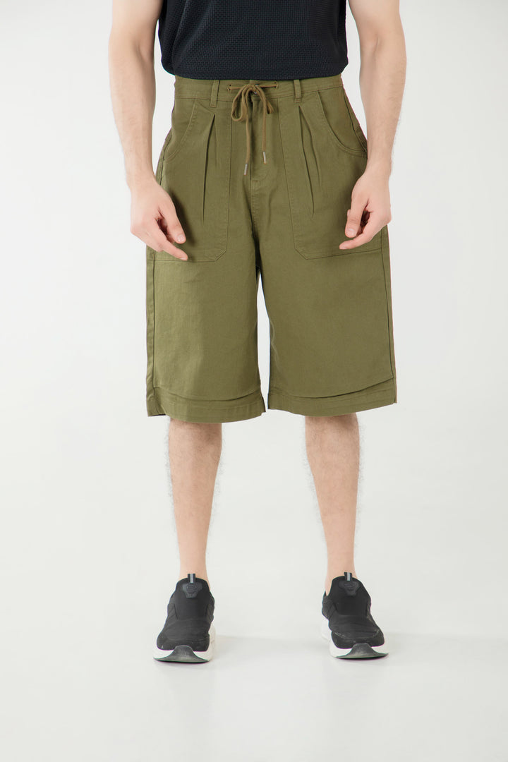 Baggy Twill Shorts