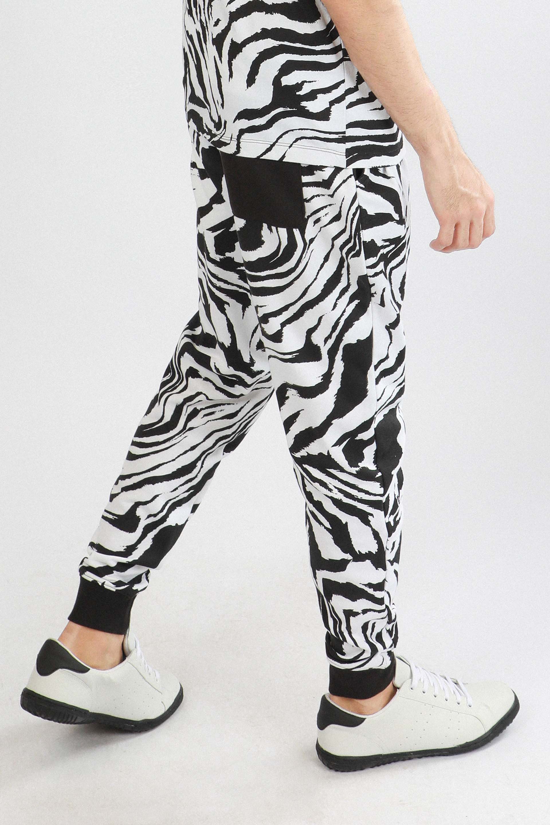 Buy Solid with Printed Panel Regular Fit Track Pants For Men | Status Quo