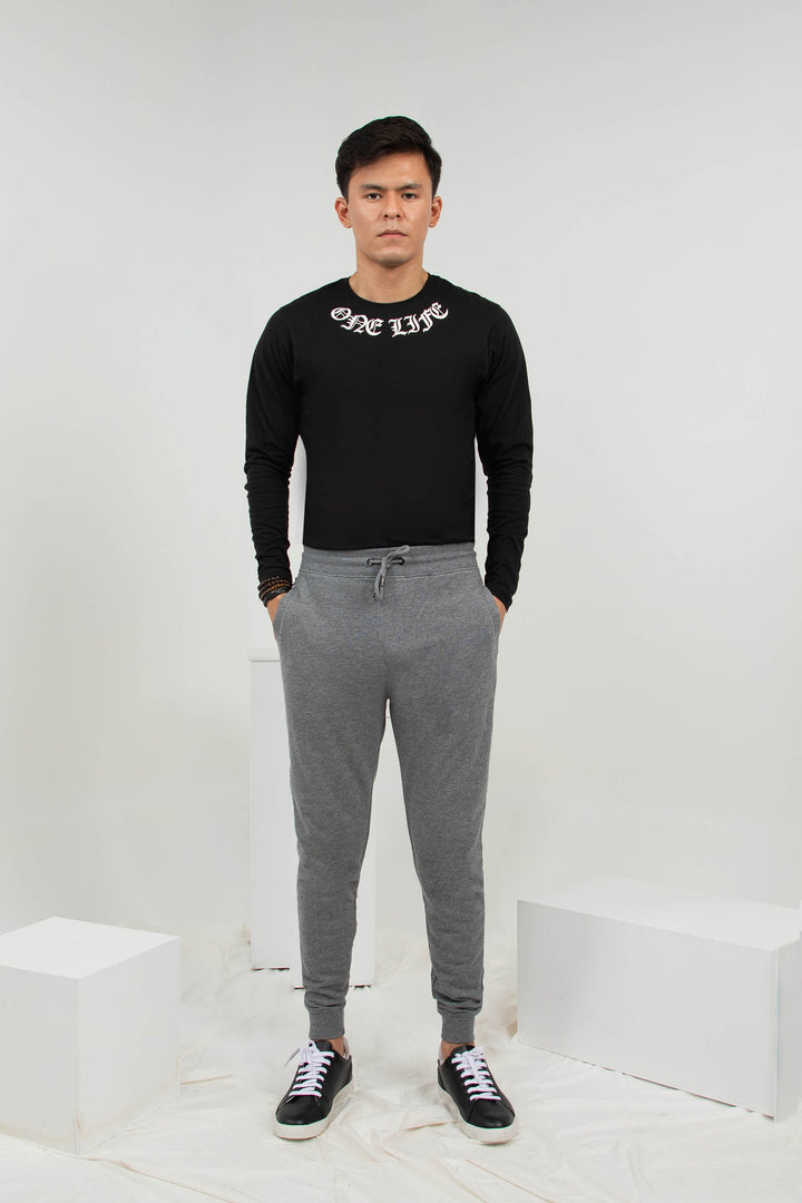 Basic Track Pants Grey