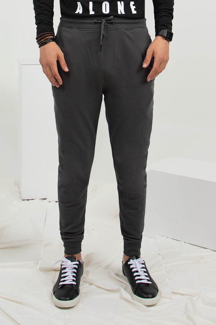 Textured Trackpants Grey