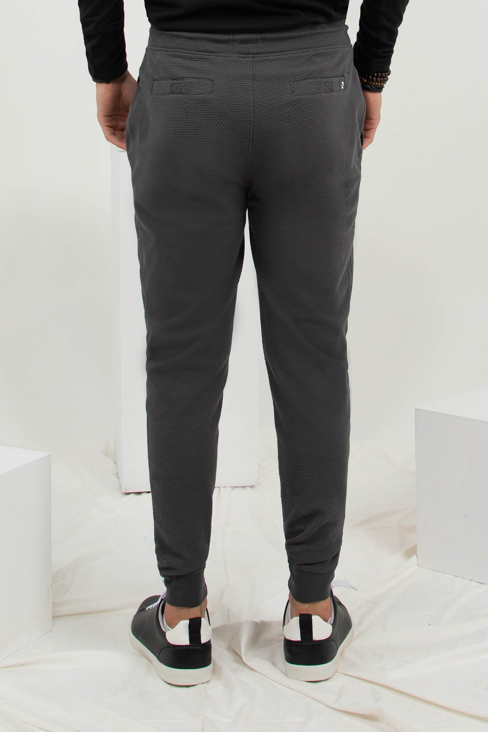 Textured Trackpants Grey