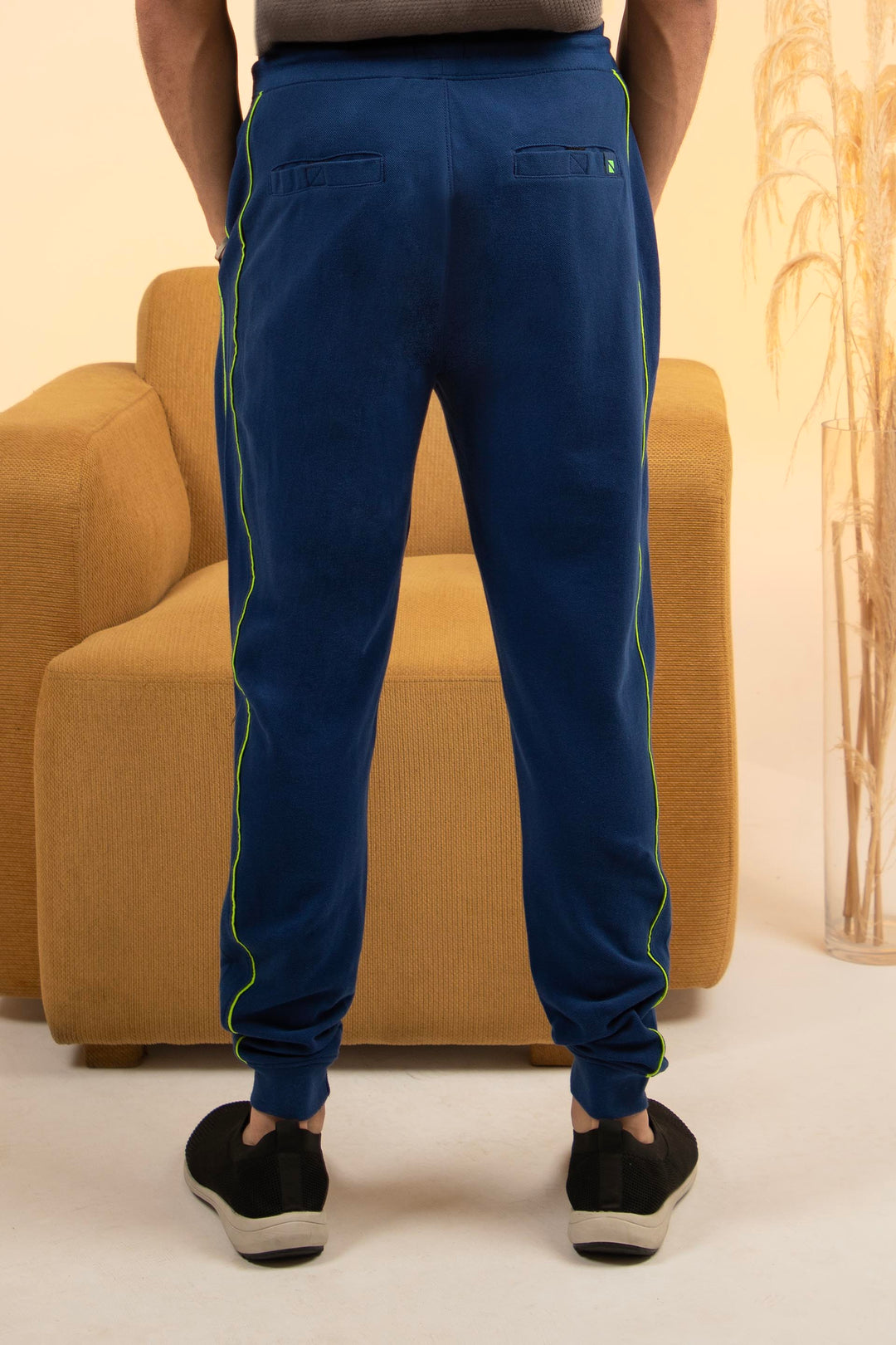 Piping Trackpants Navy