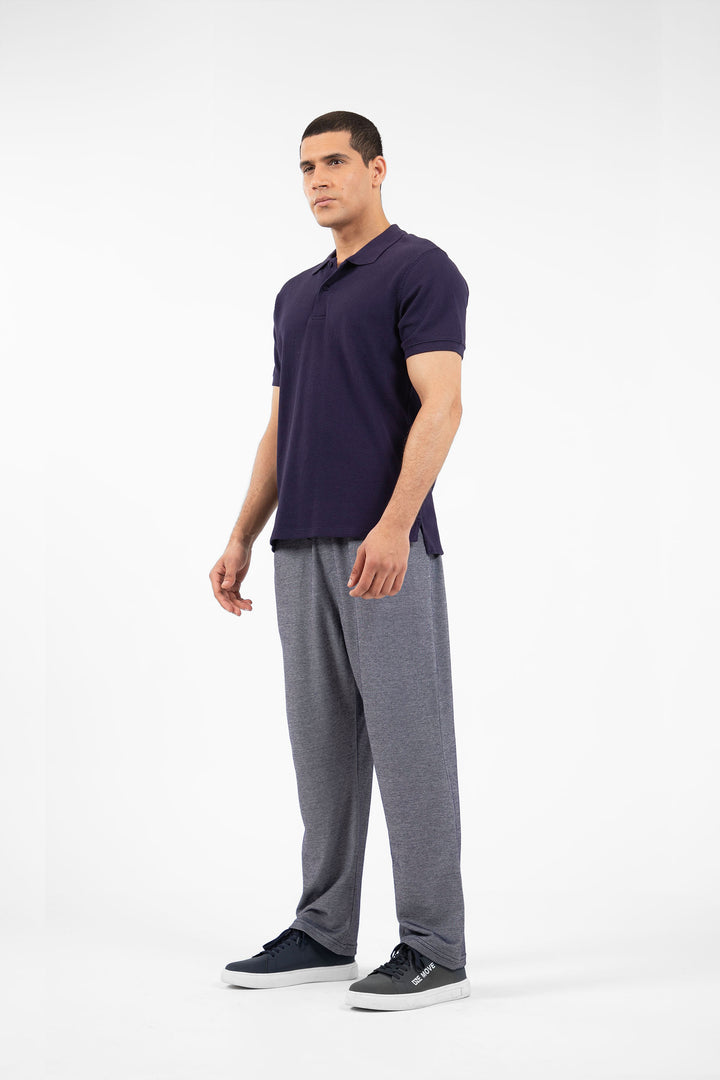 Textured Trackpants Navy