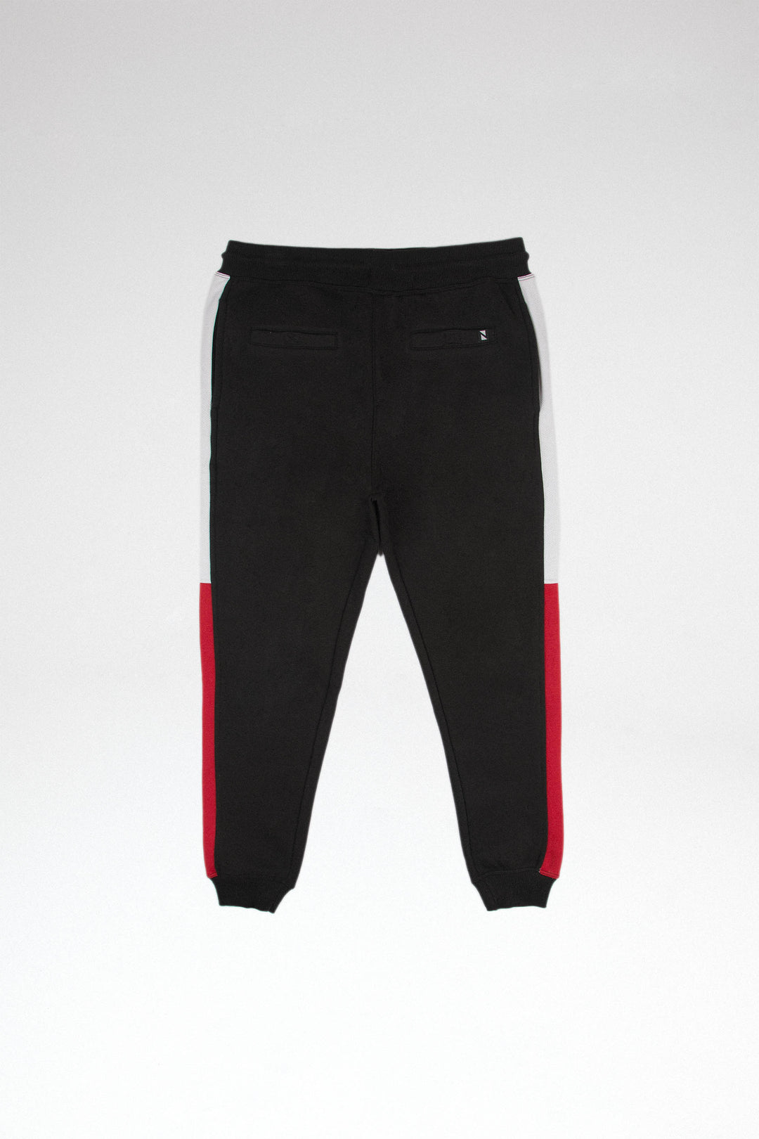 Colour Block Pants Maroon/Black