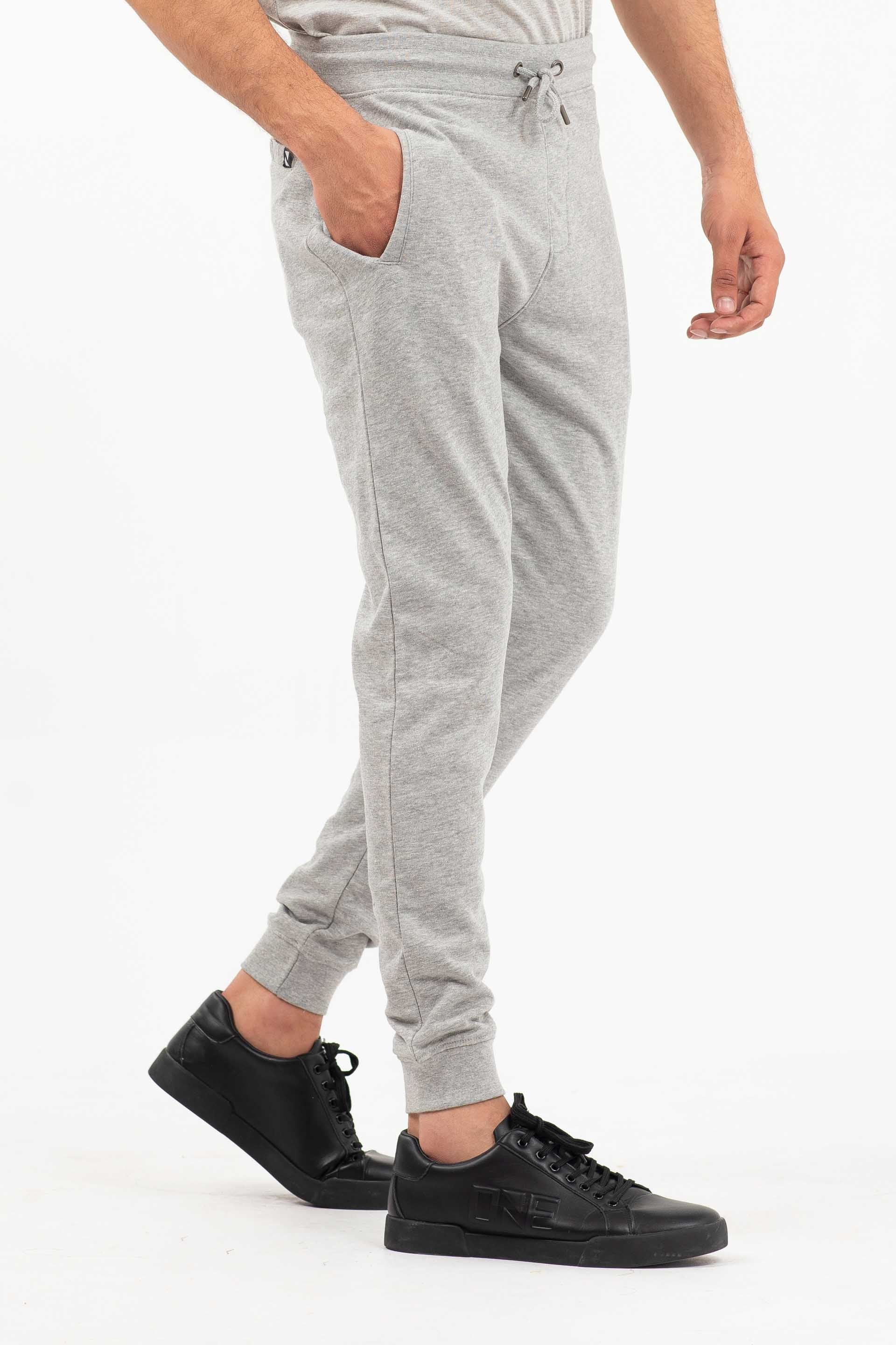 Basic Track Pants Light Grey
