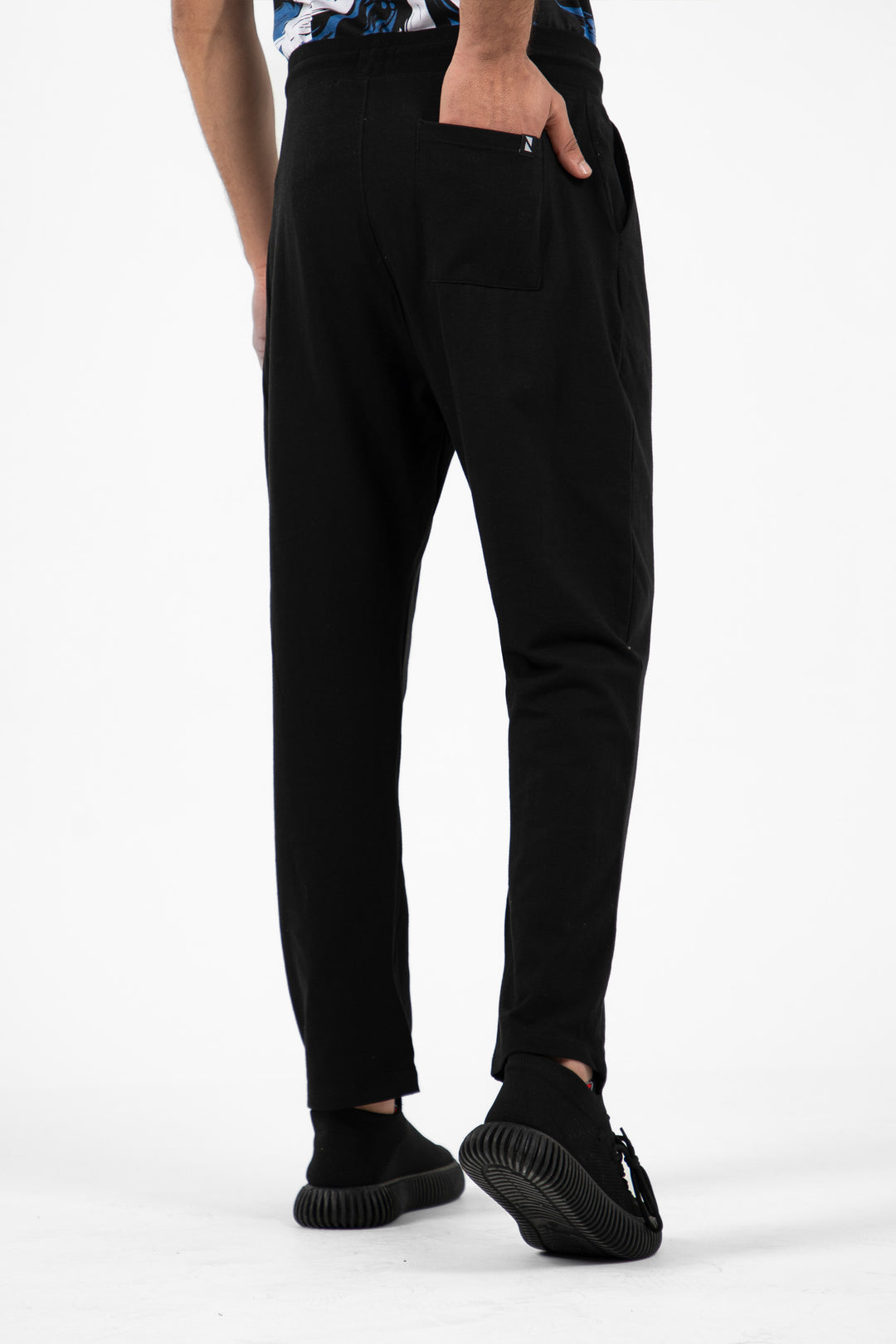 Basic Jersey Trousers Black