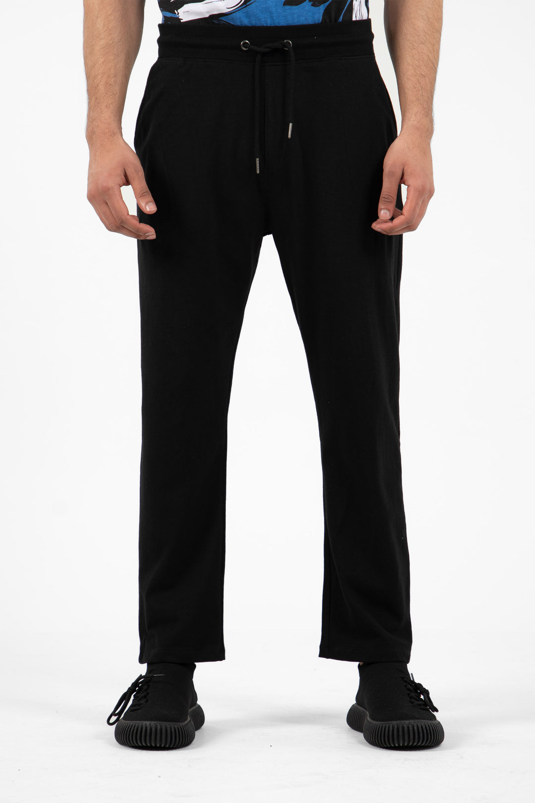 Basic Jersey Trousers Black