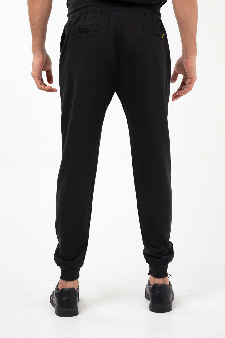 Graphic Track Pants Black