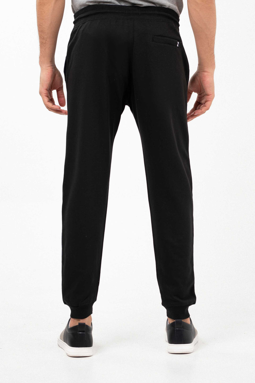 Graphic Track Pants Black