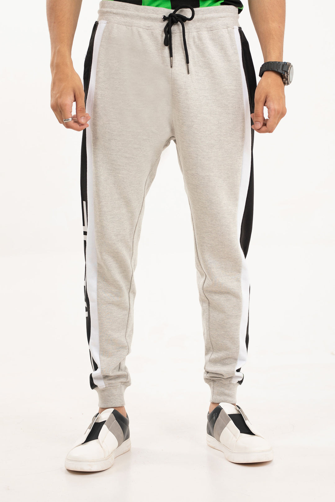 Panel Track Pants Grey