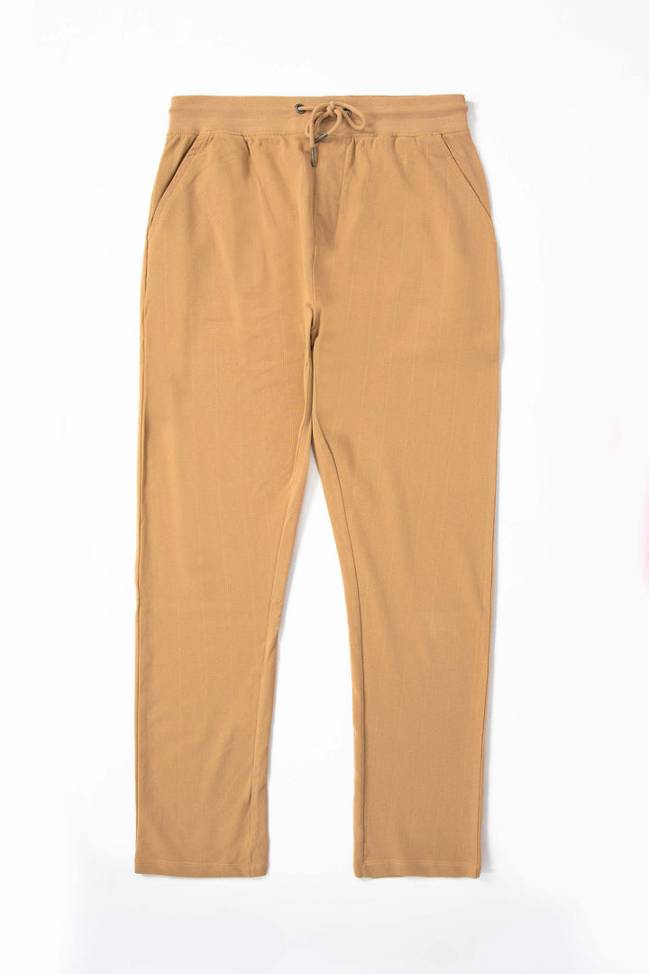 Basic Textured Trousers